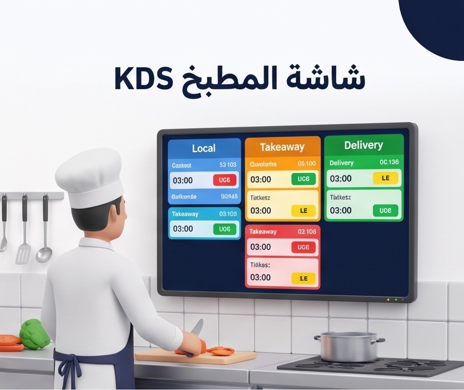 شاشات عرض المطبخ (KDS): كيف تقضي على أخطاء الطلبات وتسرع وقت التقديم في مطعمك؟