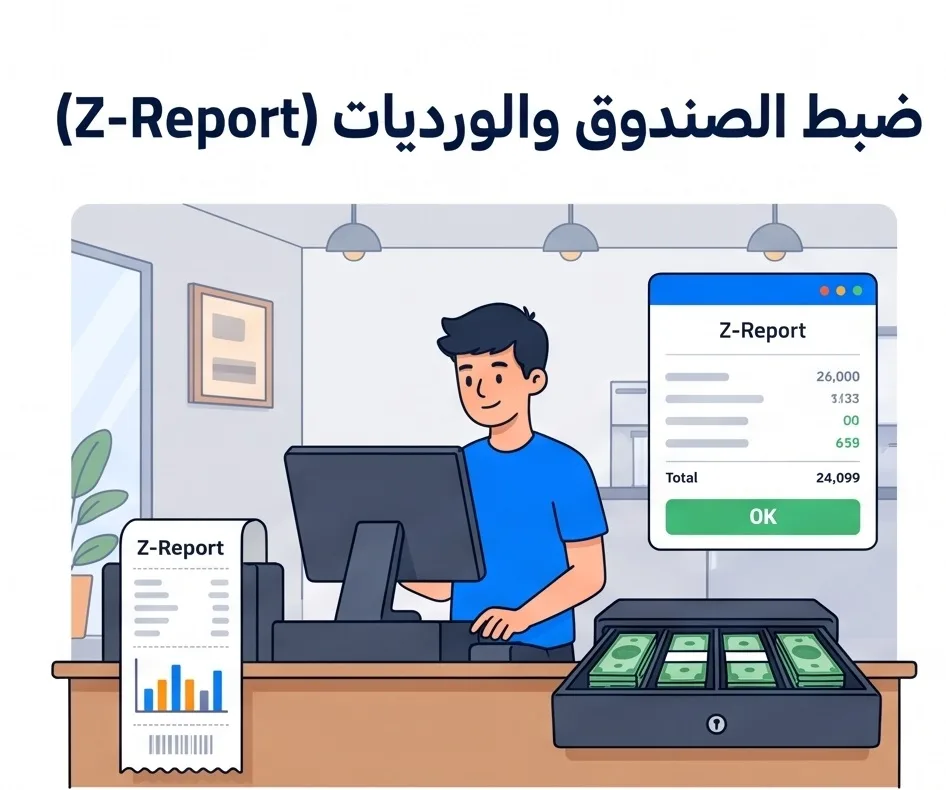 كيفية ضبط حركات الصندوق والوردية في المطاعم ومنع العجز المالي عبر تقارير Z-Report